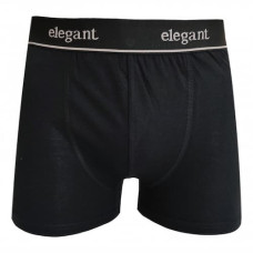 Мужские трусы боксеры Elegant Y-1982 черные бамбук
