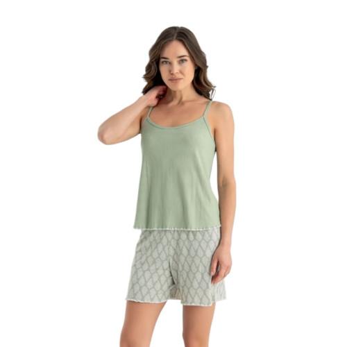 Жіночий комплект для дому та сну S-M-L-XL-XXL Pijamoni Туреччина арт.1800-3
