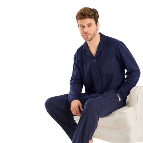 Чоловіча піжама M L XL XXL виробництво Туреччина Pijamoni 6400