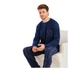 Мужская пижама M L XL XXL производство Турция Pijamoni 6405
