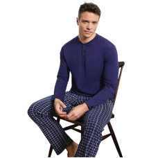 Мужская пижама M L XL XXL производство Турция Pijamoni 6810-8