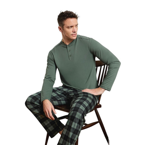 Чоловіча піжама M L XL XXL виробництво Туреччина Pijamoni 6810-9