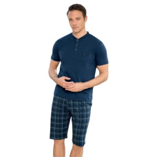 Мужская пижама шорты футболка M L XL XXL производство Турция Pijamoni 6900-15