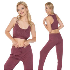 Женский домашний комплект майка штаны M L XL производство Турция RUBINA 5087