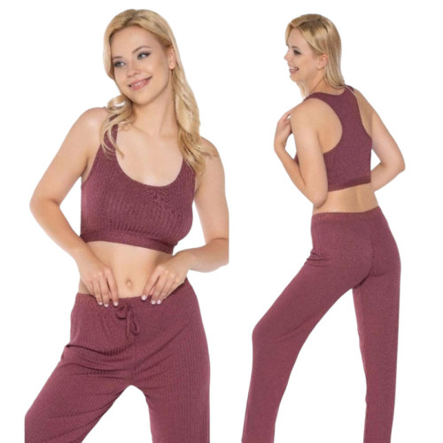 Жіночий домашній комплект штани M L XL виробництво Туреччина RUBINA 5087