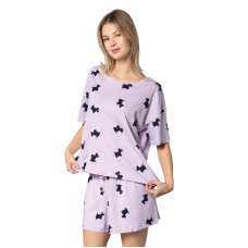 Женский домашний комплект шорты футболка M L XL производство Турция RUBINA 6945