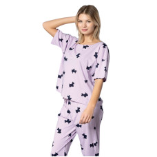 Женский домашний комплект штаны футболка M L XL производство Турция RUBINA 6905