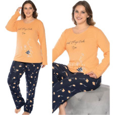Женская пижама  Большой размер 2XL-3XL-4XL хлопок Rubina 4917