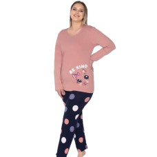 Женская пижама  Большой размер 2XL-3XL-4XL хлопок Rubina 4661