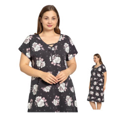 Женская ночная рубашка Вискоза 2XL 3XL 4XL RUBINA 5615